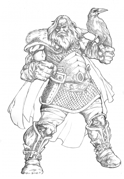 Трафарет Викинг