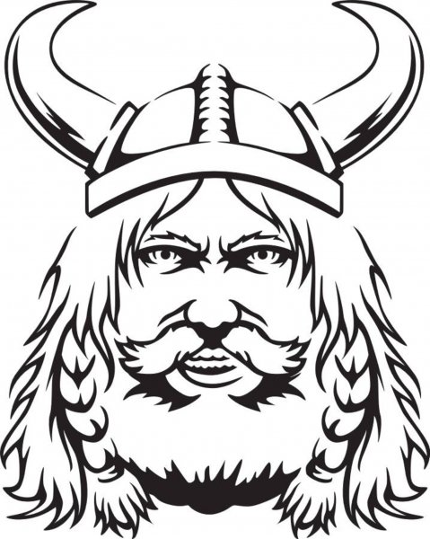 Скандинавские боги раскраска