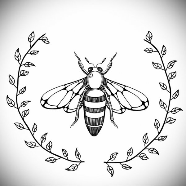 Пчела стилизация