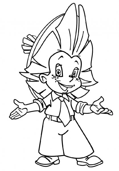 Герои Незнайки раскраска