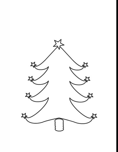 Елочка раскраска