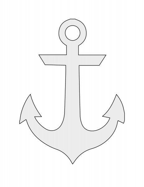Якорь макет
