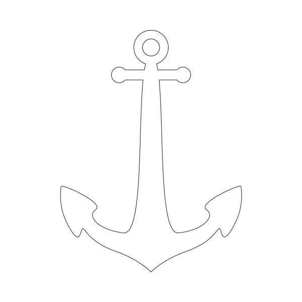 Трафарет морская тематика