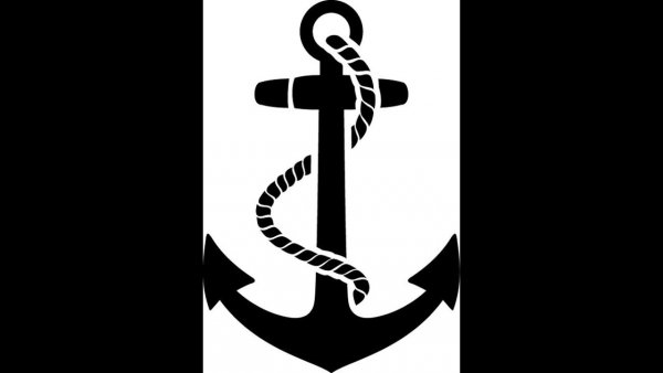 Якорь силуэт