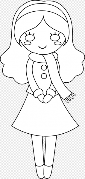 Трафарет куклы