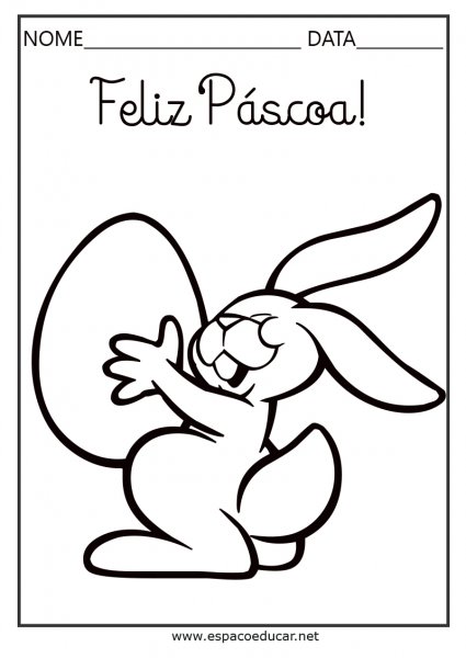 Заяц контурный рисунок