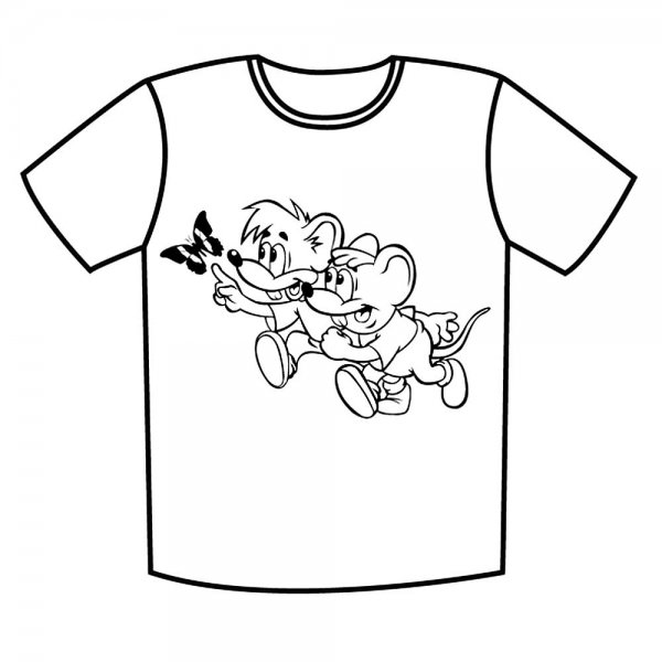 Футболка раскраска для детей