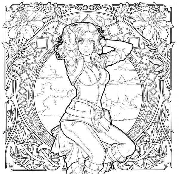 Раскраски для взрослых птицы