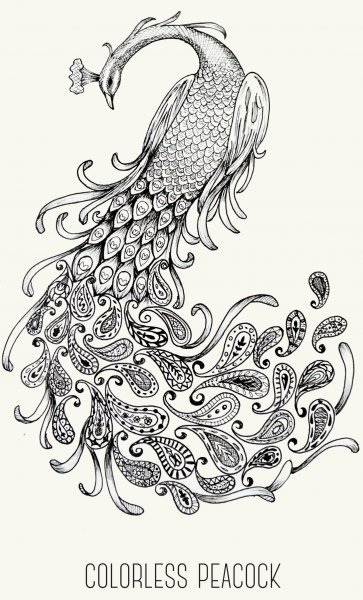 Узоры для точечной росписи контурами