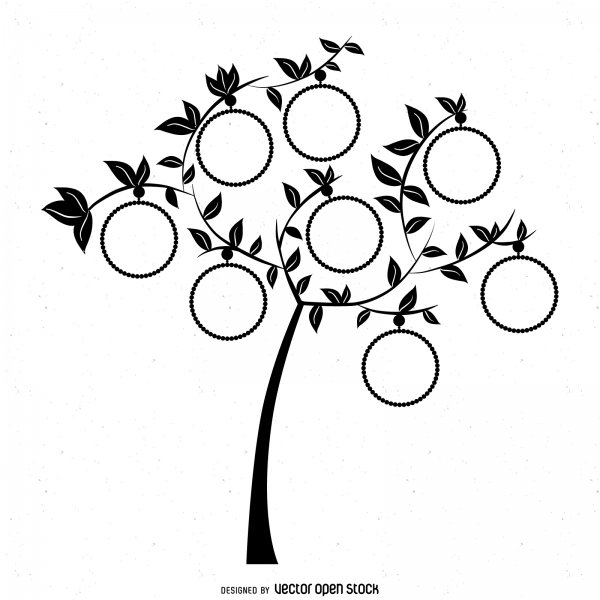 Генеалогическое дерево для раскрашивания