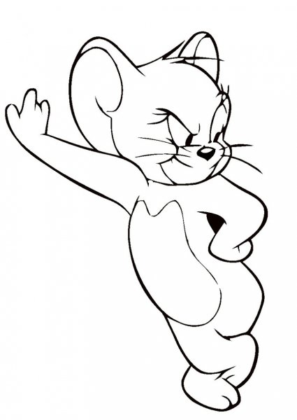 Джерри раскраска