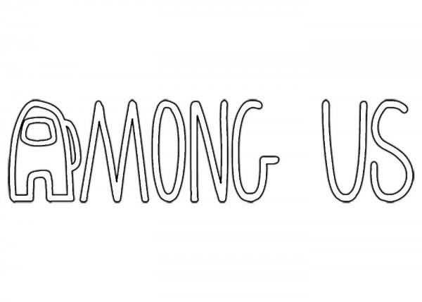 Among us раскраска