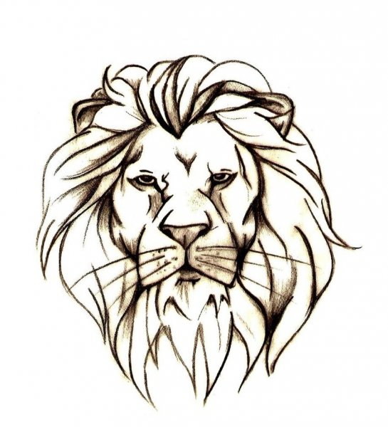 Стилизованная голова Льва