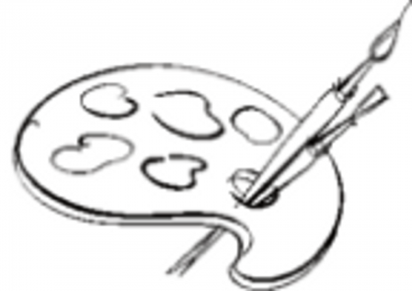 Палитра и кисти