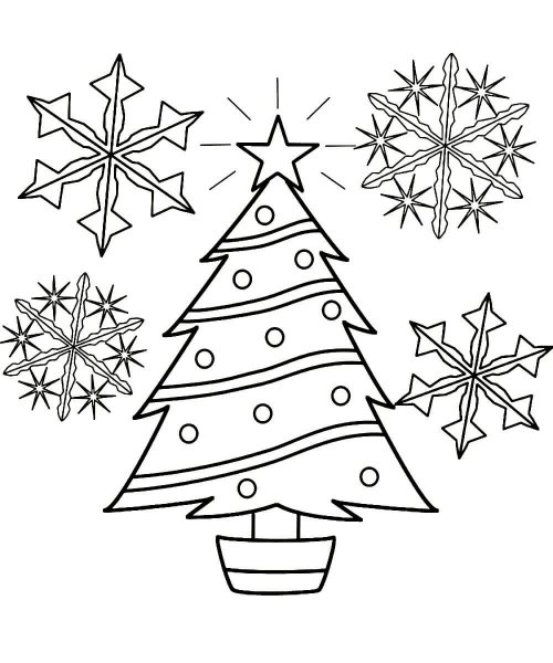 Новогодняя елка рисунок