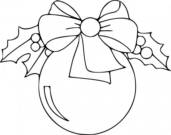 Новогодние рисунки контур