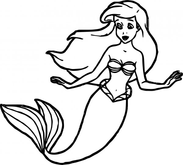 Набросок русалки