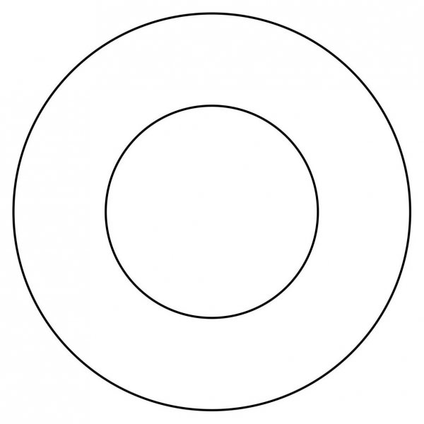 Круг трафарет