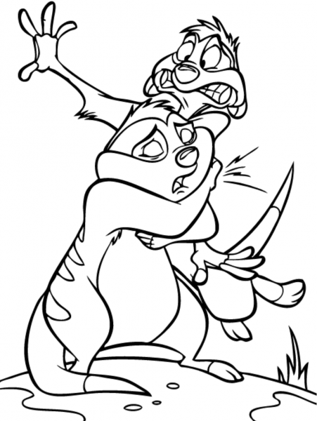 Eskiz Disney Тимон