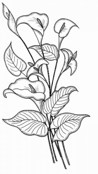 Стилизованная растительность