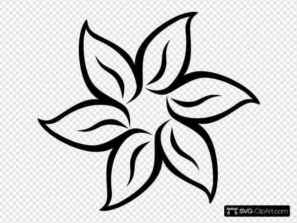 Цветочки черно белые