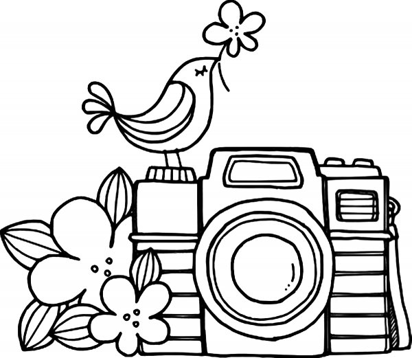 Фотоаппарат разукрашка