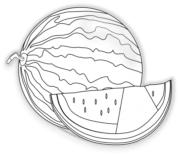 Арбуз рисунок