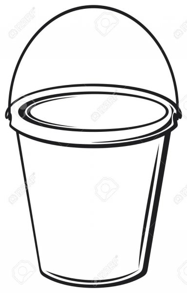 Трафарет ведро