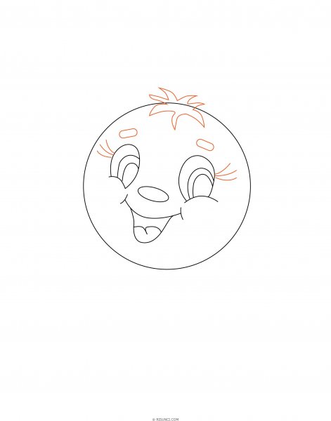 Раскраска к сказке Колобок для малышей