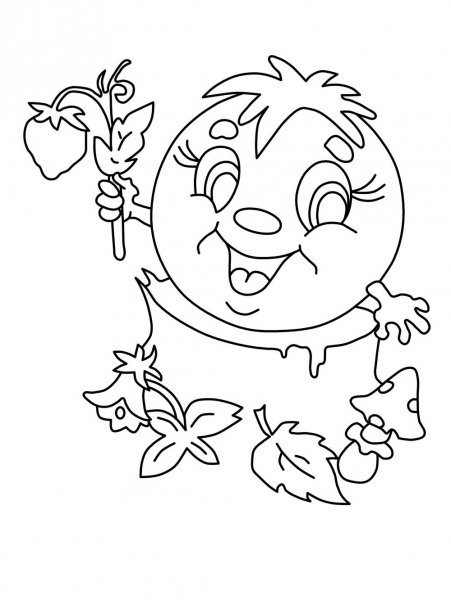 Кол раскраска для детей