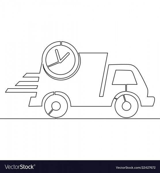 Доставка рисованная