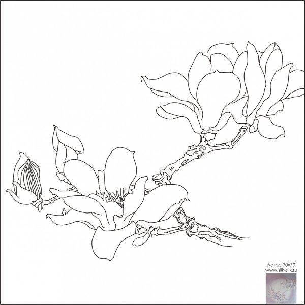 Сакура трафарет для витража