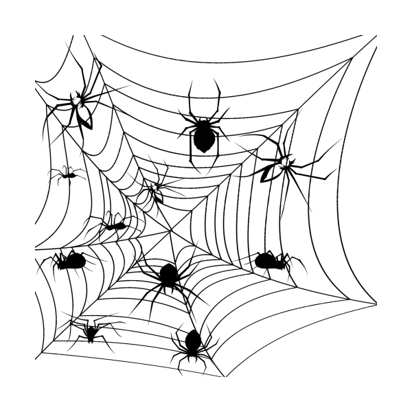 Паутина на Хэллоуин