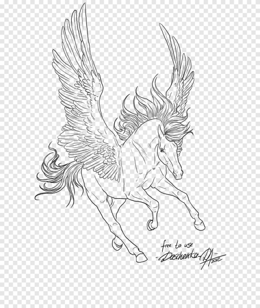 Единорог с крыльями