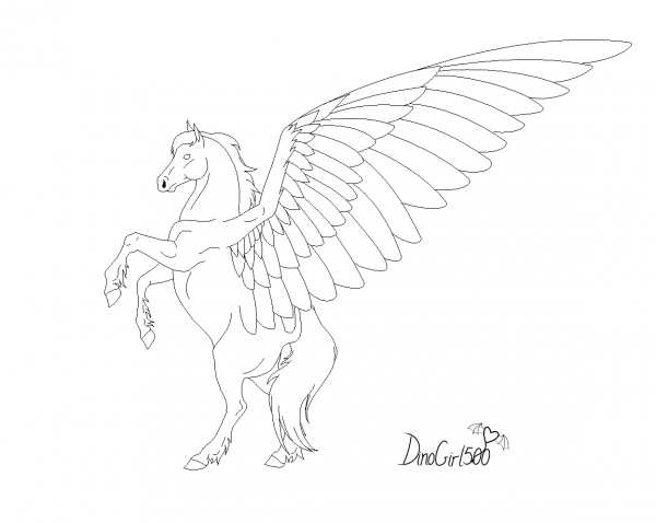 Пегас рисунок