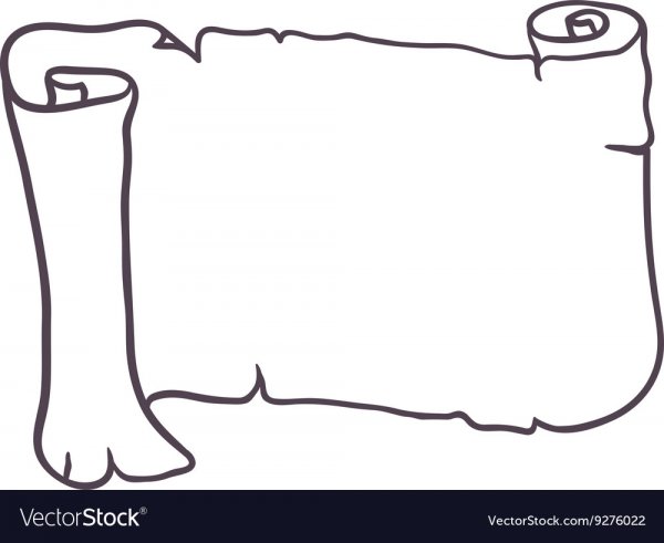 Свиток раскраска