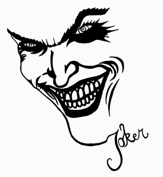 Джокер рисунок