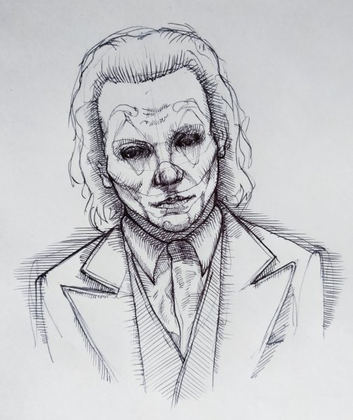 Вырезки для рисования Джокер