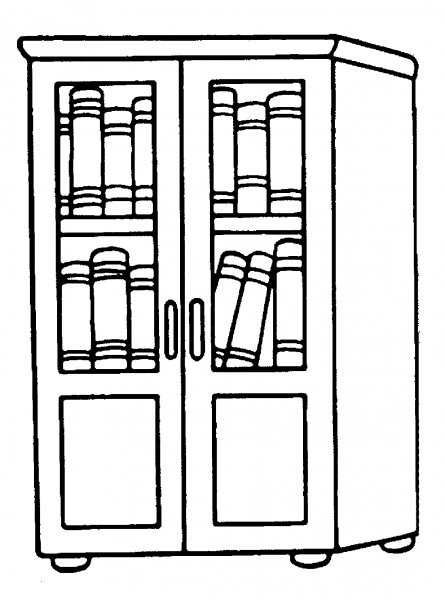 Шкаф раскраска для детей