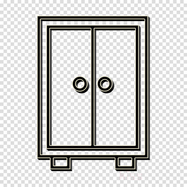 Шкаф иконка на прозрачном фоне