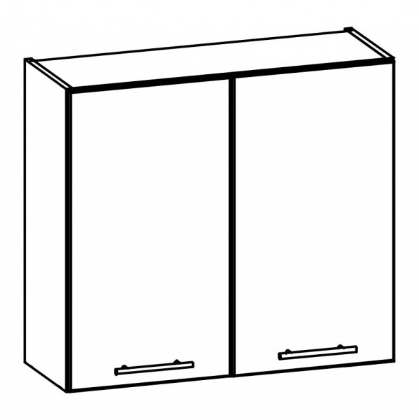 Верхний шкаф на 80