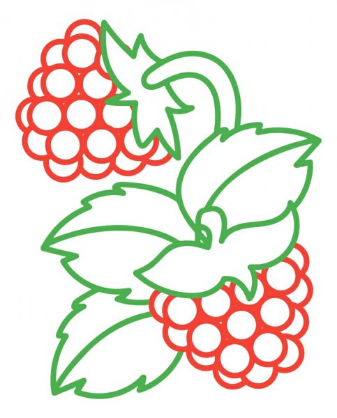 Яблоко раскраска для детей