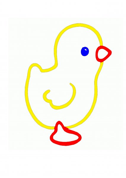 Цветные раскраски для малышей