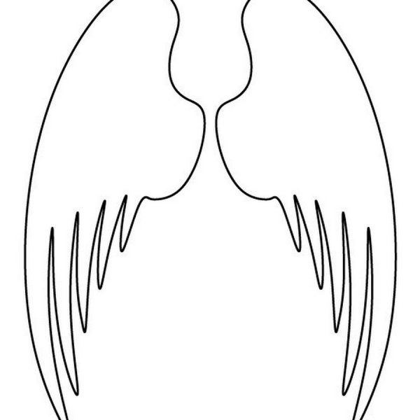 Крылья ангела макет