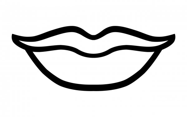 Губы для раскрашивания