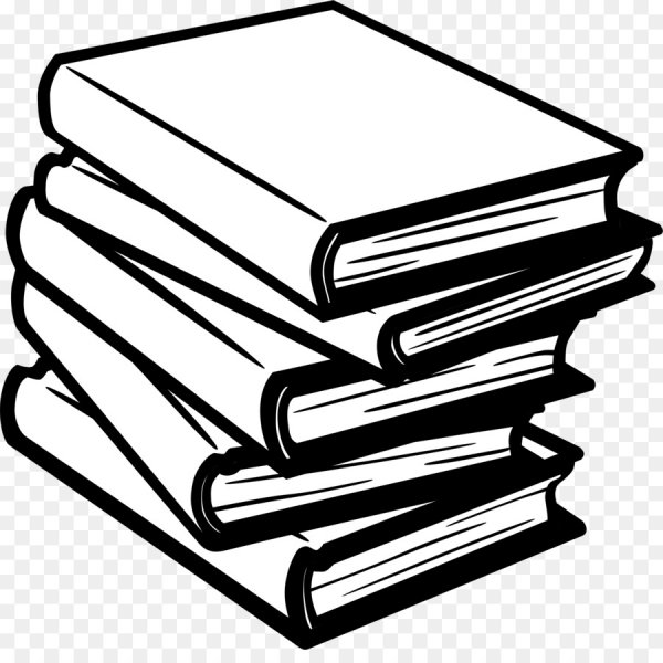 Стопка книг контур