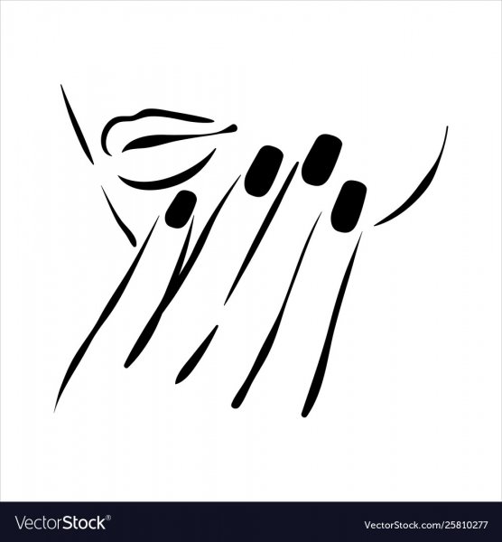 Очертание ногтей