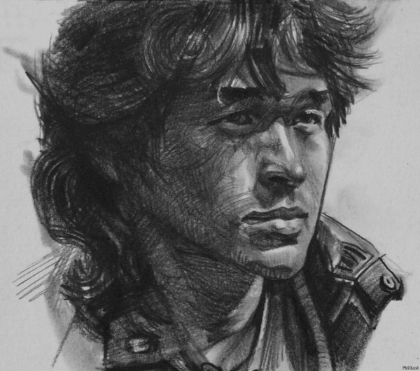 Виктор Цой скетч