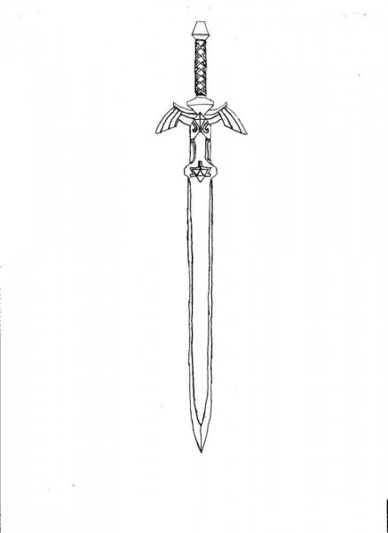 Zelda меч чертежи