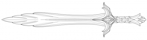 Меч для распечатки